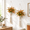 Orange 2pcs, variant on Green 2pcs Macrame Wall Hanging Planters with LED Lights Boho Woven Plant Holders