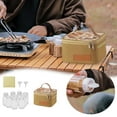 thumbnail image 2 of Binwennn Condiment Containers with Lids Reusable Outdoor Cooking Organizer Bag Portable Seasoning Storage Pouch For Camping & Picnics, 2 of 8