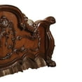 thumbnail image 5 of Queen Size Wooden Panel Bed with Button Tufted Padded Headboard and Nail head Details, Brown, 5 of 5