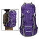 thumbnail image 1 of de Senderismo, 60L de Viaje Impermeable de Trekking de Montañismo con Cubierta para La Lluvia para Hombres, Mujeres, D Púrpura Macarena Senderismo Saco Grande, 1 of 8