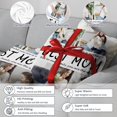 thumbnail image 4 of Mothers Day Personalized Gifts, Custom Photos Blanket Mom Gifts from Daughter Son Customized Picture Blanket, Mother's Day Christmas Birthday Best Gift for Mom Grandma Wife 3 Photos Blankets, 4 of 5