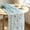 146#Blue, variant on Floral Embroidery Sheer Organza Table Runner, 3D Flower Decorative Table Scarf, Lightweight Reusable Table Decor, Elegant Table Runner for Wedding Reception Bridal Shower Party