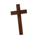 thumbnail image 3 of Cruz de madera católica, crucifijo, decoración, estatua, artesanía vintage, letrero cristiano M, 3 of 9