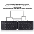 thumbnail image 4 of Foldable BT Keyboard, 2 Fold Slim Pocket Size Mini BT Cordless Keyboard With 120mAh Rechargeable Battery, For , For IOS, For, 4 of 8