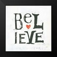 thumbnail image 2 of Day, Kellie 12x12 Black Modern Framed Museum Art Print Titled - Believe, 2 of 5