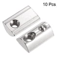 thumbnail image 2 of Uxcell M5 Roll in Spring T-nut with Ball Carbon Steel for 4040 Series Rail with 8mm Slot 10 Pack, 2 of 4
