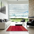 thumbnail image 7 of Ahgly Company Machine Washable Indoor Square Abstract Red Area Rugs, 4' Square, 7 of 7