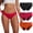 Black/Red/Orange, variant on LEOKE Women's Period Underwear, Reusable Menstrual Leakproof Panties 3 Pack, XS-2XL