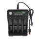 thumbnail image 1 of Cargador de batería 18650 Cargador de batería recargable de iones de litio Adaptador de carga de celda de 4 ranuras Inevent DZ5509-00B, 1 of 7