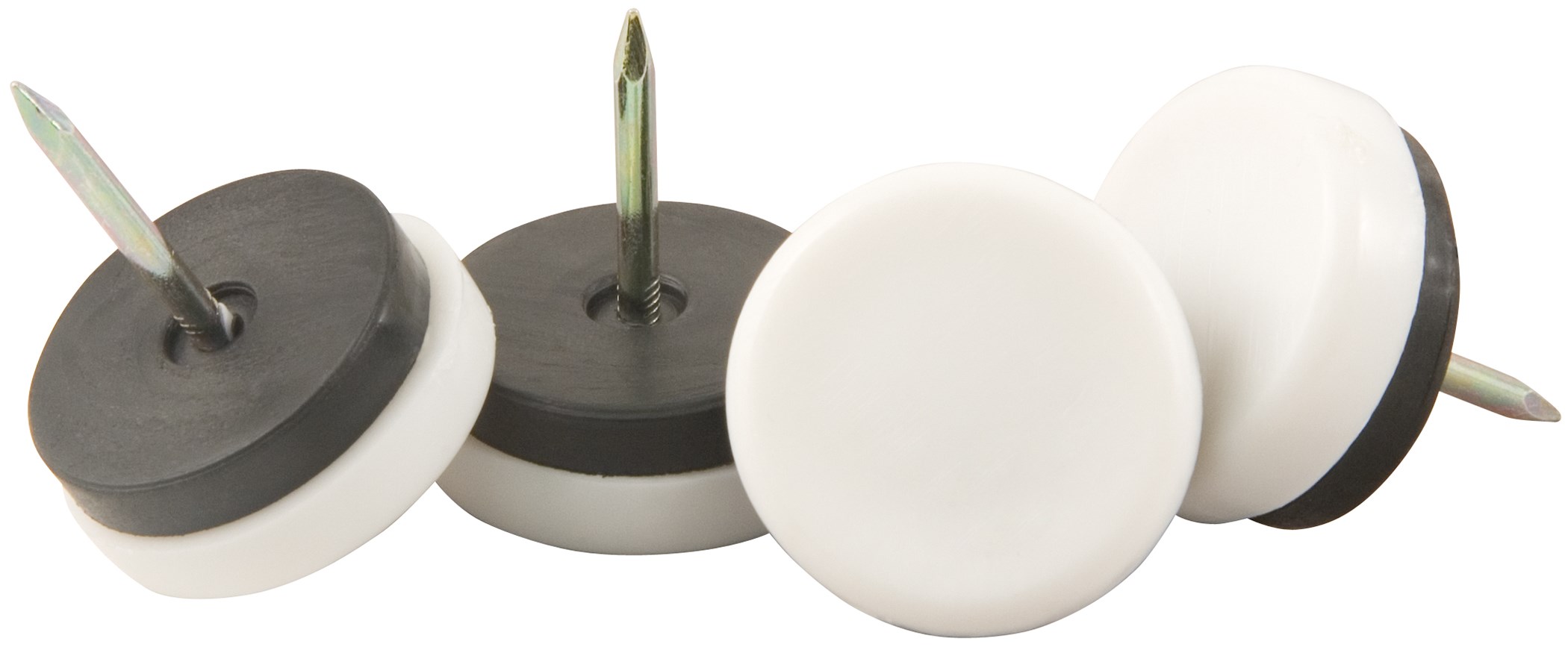 Waxman Consumer Group 4609895n 11/8" White Plastic NailOn Furniture