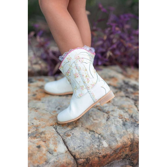 Braided floral cowboy boots - Kids and Adult