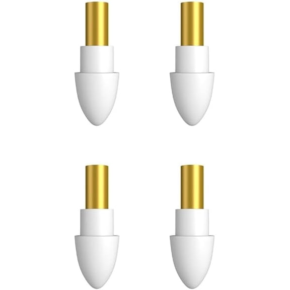 FOJOJO Pen Tips for Stylus Pen, Replacement White Stylus Pen Pencil Tips-New Screwed Version(4 pcs)