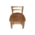 thumbnail image 4 of International Concepts Solid Wood Emily Ladder Back Counter Height Stool - 24" Seat Height - Distressed Oak, 4 of 11