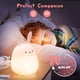 thumbnail image 1 of paquete de luz nocturna para niños, linda luz nocturna para niños, luz nocturna con temporizador para bebés pequeños, luz nocturna de conejo LED recargable con sensor táctil, lámpara de conejo en s, 1 of 5