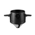 thumbnail image 5 of Sunjoy Tech Coffee Filter Cup Reusable Portable Stainless Steel Food Grade High Temperature Resistant Anti-clog Good Filter Effect Coffee Filter Drip Mug Coffee Dripper, 5 of 8