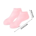 thumbnail image 2 of FcBaudy Enhanced Foot Mask Set - Hydrating Brightening Heel Protection EcoFriendly Softness silicone socks, 2 of 2