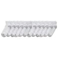 thumbnail image 3 of Men's Hanes® 12 Pack Ultimate Soft & Durable Low Cut Socks Color: White Size: 12-14, 3 of 4