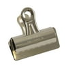 X-ACTO Bulldog Clips, Steel, 3" Nickel-Plated, 12 Count