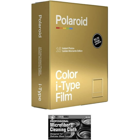 Polaroid Originals Color Film for i-Type Instant Camera - Golden Moments Edition - Double Pack 16 Photos