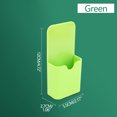 thumbnail image 2 of SLYNSHome Magnetic Marker Holder Wall Mount Marker Caddy Pencil Holder for Dry Erase Whiteboard Fridge,Self Adhesive Marker Pen Holder for Home Office - Green, 2 of 6