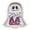 White, variant on Jierger 11-Inch Wooden Ghost Shaped Serving Tray, Halloween Party Centerpiece Platter for Mantel Table, Scary Kitchen Decor, Rustic Farmhouse Style for Indoor Celebration