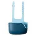 thumbnail image 1 of Soporte para esponja para fregadero de cocina, organizador colgante para grifo de fregadero, esponja, cepillo, jabón y toalla, 1 of 5