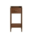 thumbnail image 4 of Zaire 18" Bathroom Vanity Cabinet (Sink Basin Not Included) in Walnut, 4 of 9
