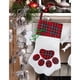 thumbnail image 2 of Medias de Navidad con diseño de pata de mascota para colgar en chimenea, bolsas de regalo de Navidad, bolsas para decoración de árbol de Navidad, 2 of 5