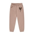 thumbnail image 4 of oqasdz Valentine's Day Girls Sweatsuit Hooded Leopard Heart Print Sweatshirts and Joggers Pants Outfit With Front Pockets For Casual Sports Wear Tracksuit, 4 of 6
