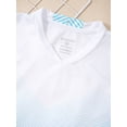 thumbnail image 5 of Sinleey Kids Boys Jerseys Shirts and Shorts Set Basketball Football Exercise Sportswear White XXS, 5 of 7