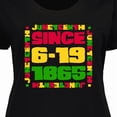 thumbnail image 4 of Inktastic Juneteenth Since 6-19-1865 Women's Plus Size T-Shirt, 4 of 5
