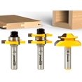 thumbnail image 2 of YONICO Tongue and Groove Router Bits Set 3 Bit 3/4-Inch Stock 1/2-Inch Shank 15321, 2 of 4