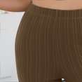thumbnail image 6 of qolati Women's High Waist Yoga Pants Y2k Elastic Waist Flare Leg Palazzo Trousers Stretch Bell Bottom Slim-Fit Hippies Pants, 6 of 6