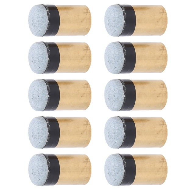 Cue Pool Tip, Billiards Cue Pool Tip, Portable Easy To Install Durable 10pcs Snooker Cue Tip For Glue On Tip 11MM