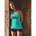 thumbnail image 2 of Cool Girl Star Racerback Tank Women -Image by Shutterstock, Female XX-Large, 2 of 4