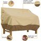 thumbnail image 4 of Funda para banco, Funda para banco de jardín Tela Oxford impermeable, Funda para banco exterior Anti UV y Funda protectora contra el viento para sofá (Beige, 193 x 83 x 84 cm) JAMW Sencillez, 4 of 5