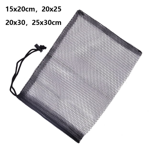 1pcs Golf Ball Bag Storage Carrying Mesh Net Holder Nylon Golf Ball Bag 15/20/40/50 Balls Drawstring Pouch