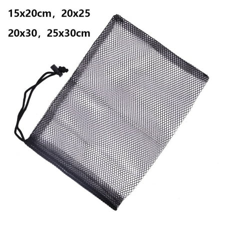 RANMEI 1Pcs Golf Ball Bag Storage Carrying Mesh Net Holder Nylon Golf Ball Bag 15/20/40/50 Balls Drawstring Pouch