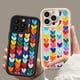 thumbnail image 4 of Funda de silicona con patrón de corazón de amor colorido para Samsung Galaxy A15 A25 A35 A55 A34 A54 A33 A53 S24 Ultra S23 S21 FE S22 Plus, 4 of 5