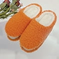 thumbnail image 3 of MAXHONG Fuzzy Curly House Slippers for Women With Memory Foam, Winter Cozy Lightweight Washable Ladies Slippers for Indoor Rubber Sole Slip on, 3 of 6
