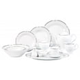 thumbnail image 1 of 57 Piece Black and Silver Border Dinner Set  Service for 8 By Lorren Home Trends, 1 of 1