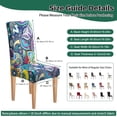 thumbnail image 6 of High Stretch Chair Covers for Dining Chairs, Washable Dining Chair Covers Set of 6, Soft Kitchen Chairs Seat Covers, Parsons Chair Slipcovers Protectors for Home Hotel Restaurant Banquet, 6 of 9