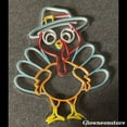 thumbnail image 3 of Glowneon Cartoon Turkey Neon Sign, Turkey Led Sign, Thanksgiving Neon Light, Thanksgiving Led Sign, 3 of 4