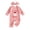 Pink-rOgX, variant on Vdoaml Baby Girl My First Christmas Romper Set Infant Embroidery Long Sleeve Jumpsuit with Matching Bow Headband 0-3 Months Pink