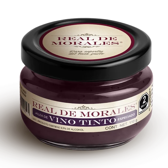 Jalea De Vino Tinto Especiada Con Canela Real De Morales 110g