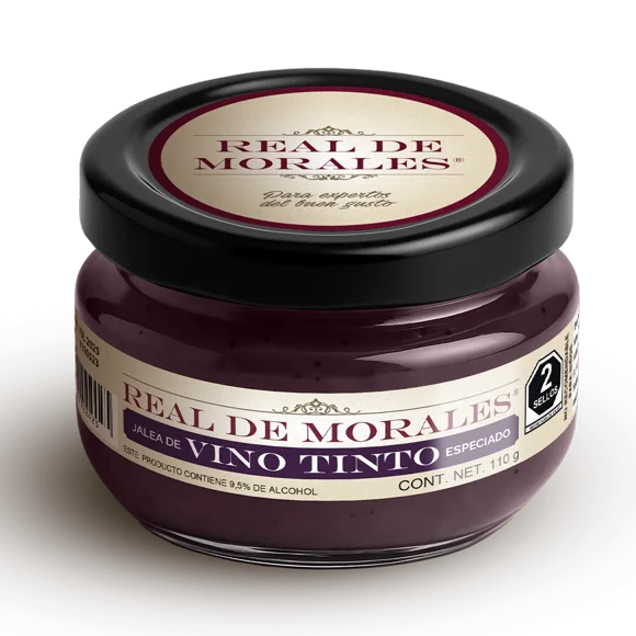 Jalea De Vino Tinto Especiada Con Canela Real De Morales 110g