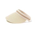 thumbnail image 6 of Womens Sun Visor Hat Straw Sun Visors for Women Summer Packable Ponytail Beach Hats for Women Travel UPF 50+, 6 of 7