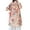 Red, variant on YM YOUMU Women Floral Ethnic Shirt Dress Frog Button Cheongsam Qipao Blouse Tops Casual