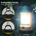 thumbnail image 3 of Camping Lantern,3200LM Bright Camping Light, 4600mAh Rechargeable LED Lantern for Power Outages,5 Light Modes Lantern Camping Lamp for Fishing/Hurricane/Emergency,Camping Must Haves, 3 of 8