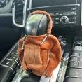 thumbnail image 4 of ZHaobin Universal Car Gear Shift Knob Cover Hoodie Pink Manual Car Gear Handle Hoodie Cover Gear Shift Protection Hoddy Car Decoration (Black), 4 of 7